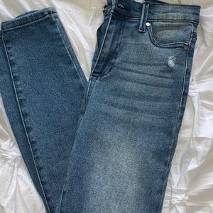 ccelebrity pink high rise ankle skinny jeans